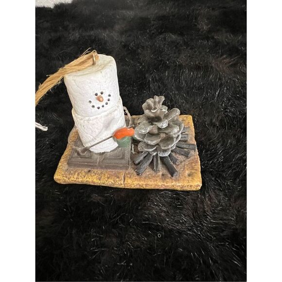 The Original S'mores Midwest ~ Camper Hot Dog on a Stick ~ Marshmallow Ornament - Picture 2 of 3